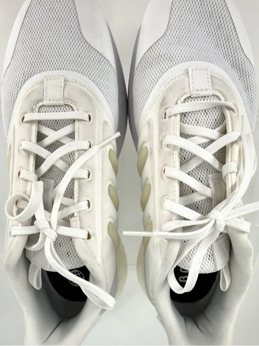 Adidas X_PLRPHASE Athletic Running Sneaker Shoe, White/Beige, Size 8